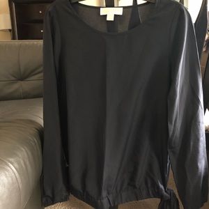 Navy Michael Kors blouse
